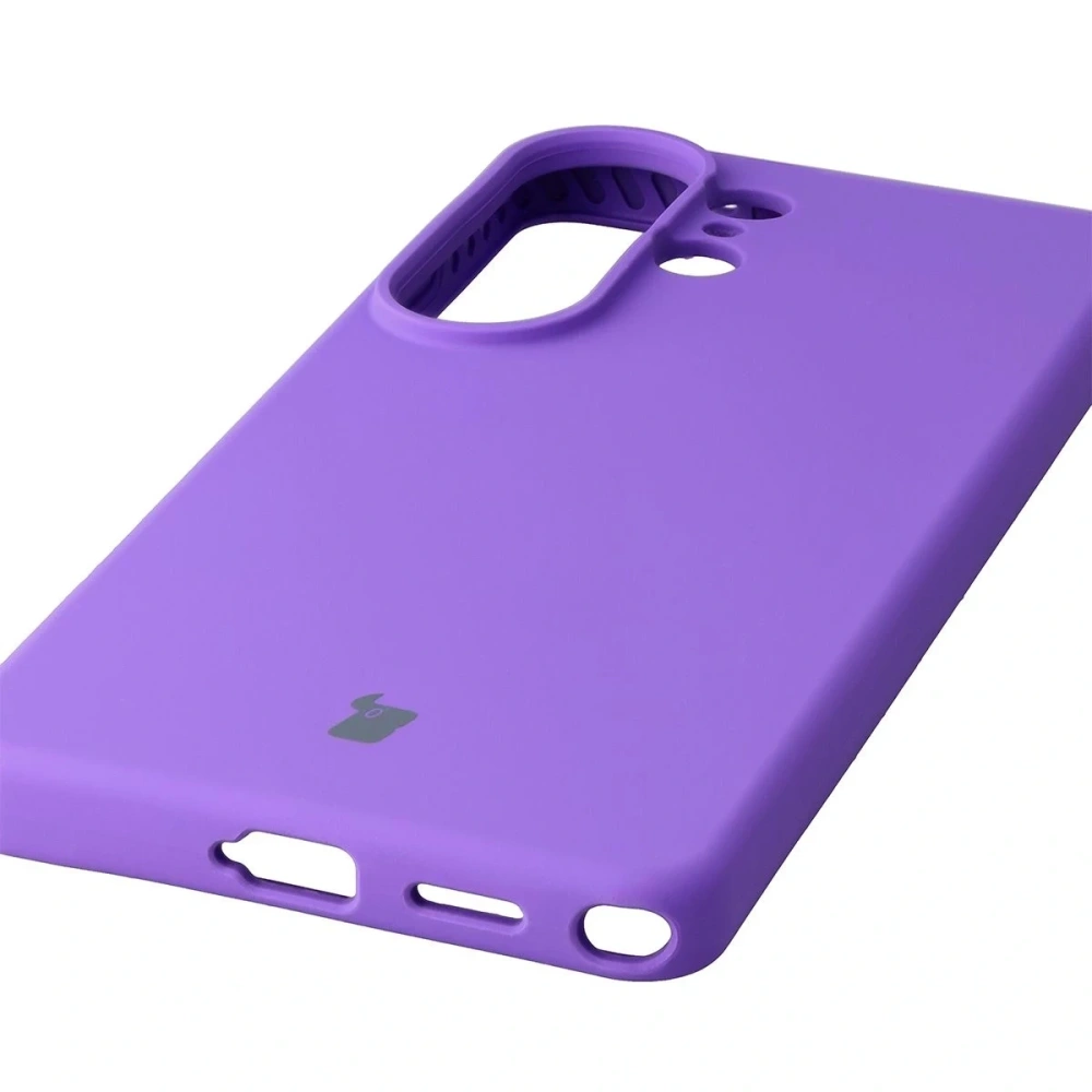 Silikonowe etui Bizon Soft Case do Samsung Galaxy S26 Ultra fioletowe
