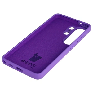 Silikonowe etui Bizon Soft Case do Samsung Galaxy S26 Ultra fioletowe