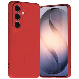 Etui Mercury Semi-Silicone MagSafe do Samsung Galaxy S26 czerwony