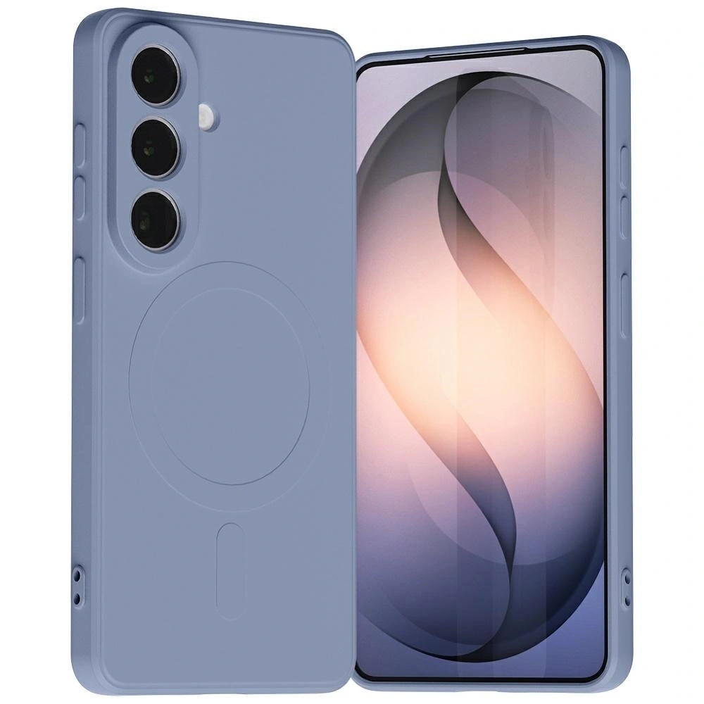 Etui Mercury Semi-Silicone MagSafe do Samsung Galaxy S26 lawendowa szarość