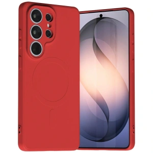 Etui Mercury Semi-Silicone MagSafe do Samsung Galaxy S26 Ultra czerwony