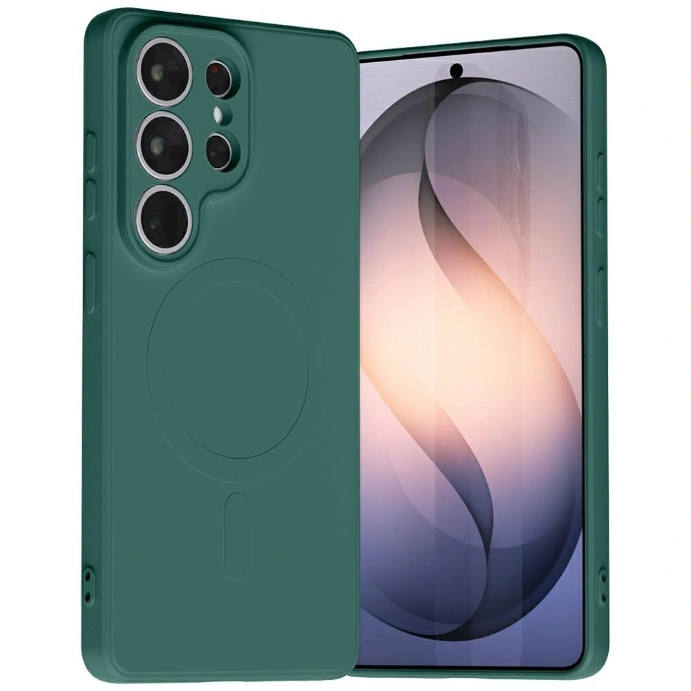 Etui Mercury Semi-Silicone MagSafe do Samsung Galaxy S26 Ultra zielony