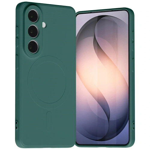 Etui Mercury Semi-Silicone MagSafe do Samsung Galaxy S26 zielony