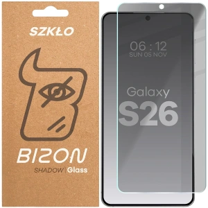 Prywatyzujące szkło hartowane Bizon Glass Clear Shadow do Samsung Galaxy S26 przyciemniane