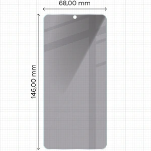 Prywatyzujące szkło hartowane Bizon Glass Clear Shadow do Samsung Galaxy S26 przyciemniane