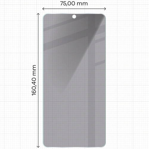 Prywatyzujące szkło hartowane Bizon Glass Clear Shadow do Samsung Galaxy S26 Ultra przyciemniane