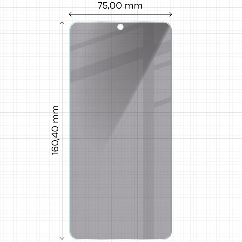 Prywatyzujące szkło hartowane Bizon Glass Clear Shadow do Samsung Galaxy S26 Ultra przyciemniane