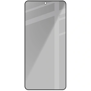 Prywatyzujące szkło hartowane Bizon Glass Edge Shadow do Samsung Galaxy S26 przyciemniane z czarną ramką