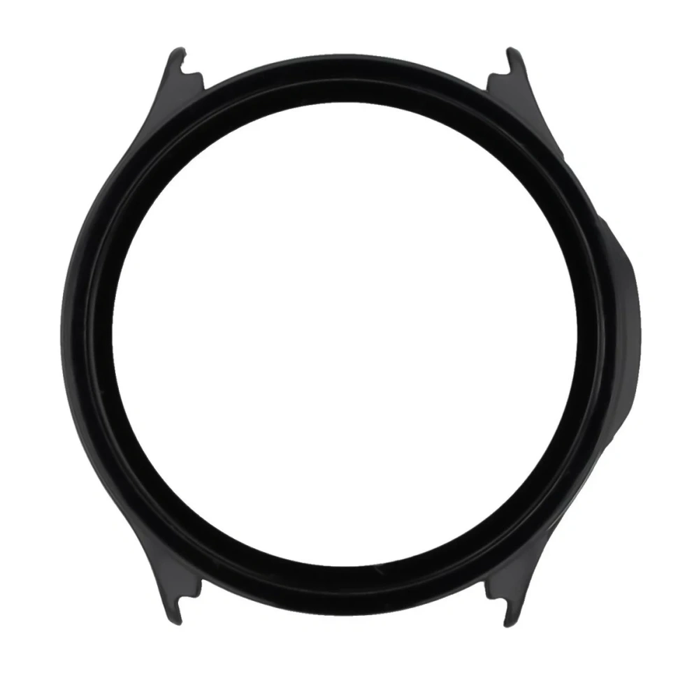 Etui ze szkłem do zegarka Bizon Case Watch Adamo do OnePlus Watch Lite 45 mm / Oppo Watch S 45 mm czarne