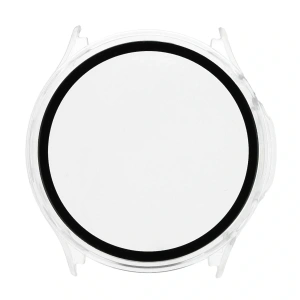 Etui ze szkłem do zegarka Bizon Case Watch Adamo do OnePlus Watch Lite 45 mm / Oppo Watch S 45 mm przezroczyste