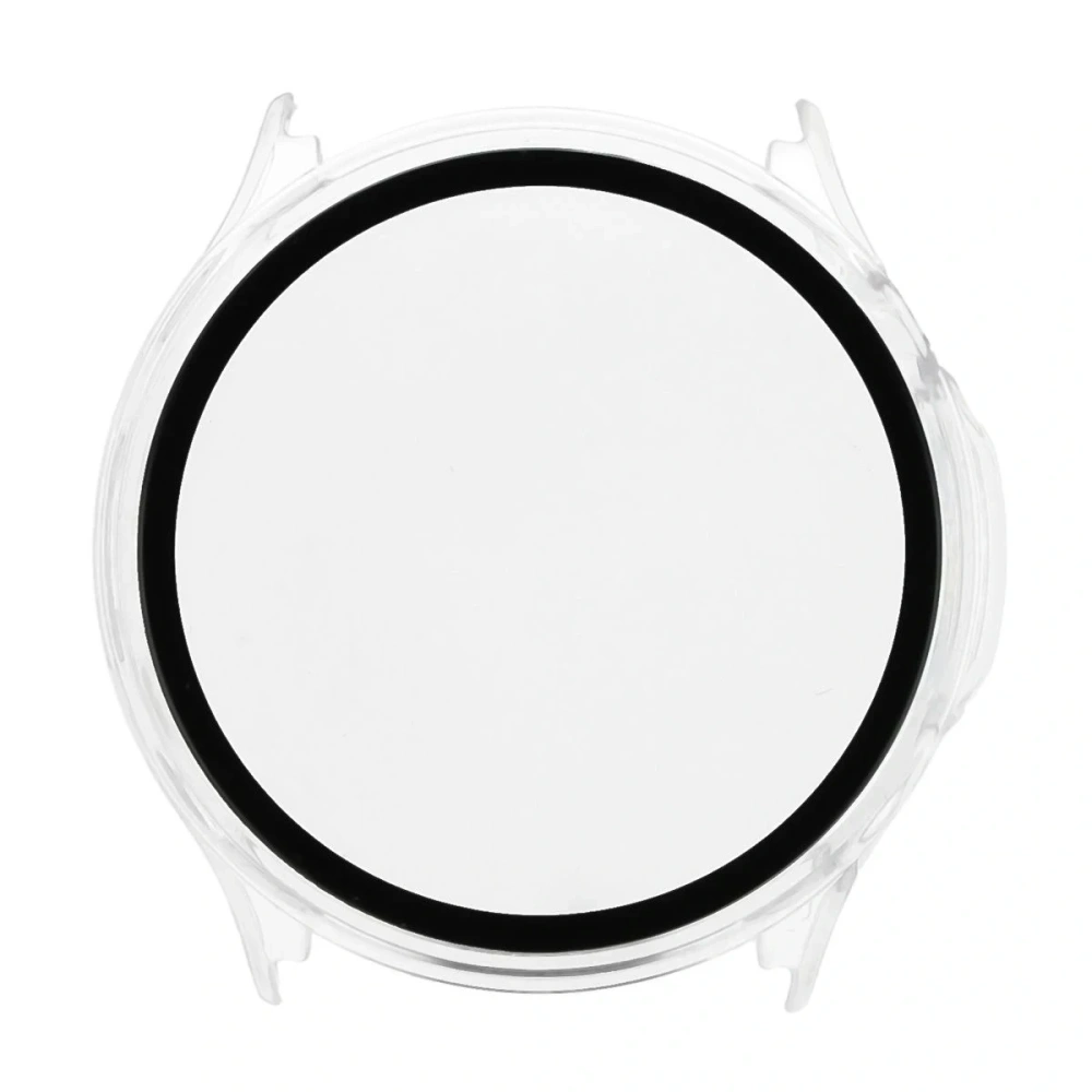 Etui ze szkłem do zegarka Bizon Case Watch Adamo do OnePlus Watch Lite 45 mm / Oppo Watch S 45 mm przezroczyste