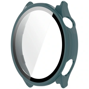 Etui ze szkłem do zegarka Bizon Case Watch Adamo do OnePlus Watch Lite 45 mm / Oppo Watch S 45 mm zielone