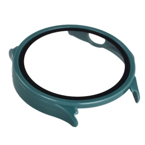 Etui ze szkłem do zegarka Bizon Case Watch Adamo do OnePlus Watch Lite 45 mm / Oppo Watch S 45 mm zielone