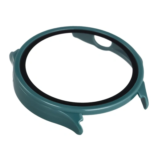 Etui ze szkłem do zegarka Bizon Case Watch Adamo do OnePlus Watch Lite 45 mm / Oppo Watch S 45 mm zielone