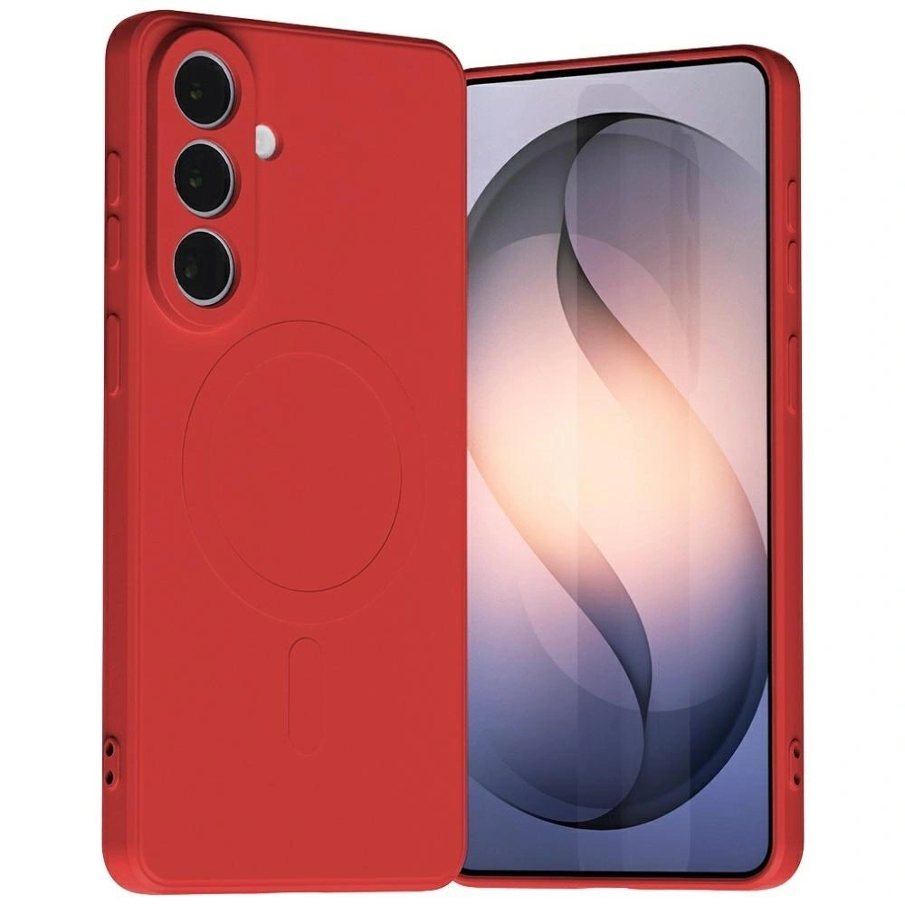 Etui Mercury Semi-Silicone MagSafe do Samsung Galaxy S26+ Plus czerwony