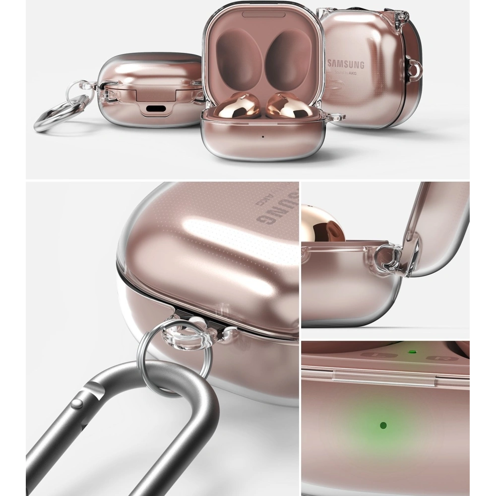 Hurtownia GSM - Etui Ringke Hinge Case Samsung Galaxy Buds 2/2 Pro/Live/Pro Clear - RGK1243CL - {ean13} - Hurt