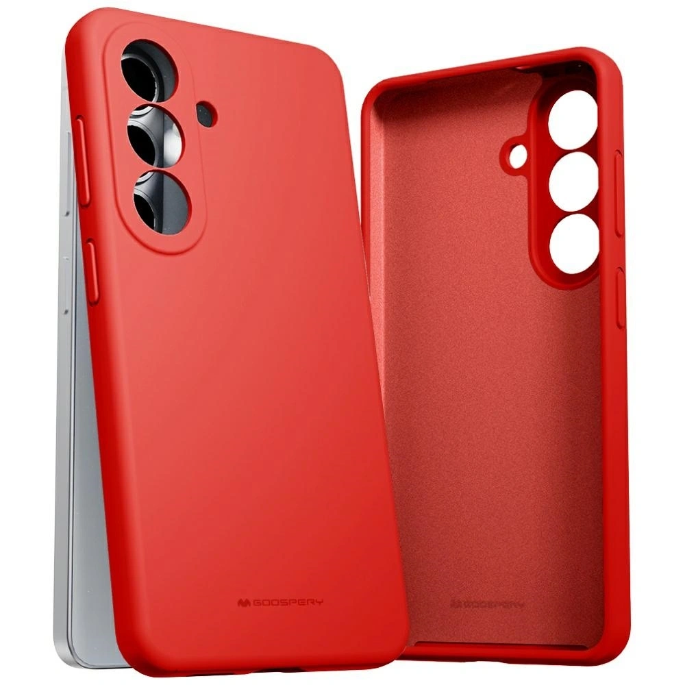 Etui Mercury Silicone do Samsung Galaxy S26 czerwony
