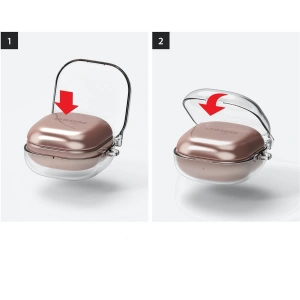 Wholesale Ringke Hinge Case Samsung Galaxy Buds 2/2 Pro/Live/Pro Clear - RGK1243CL - {ean13} - Hurt