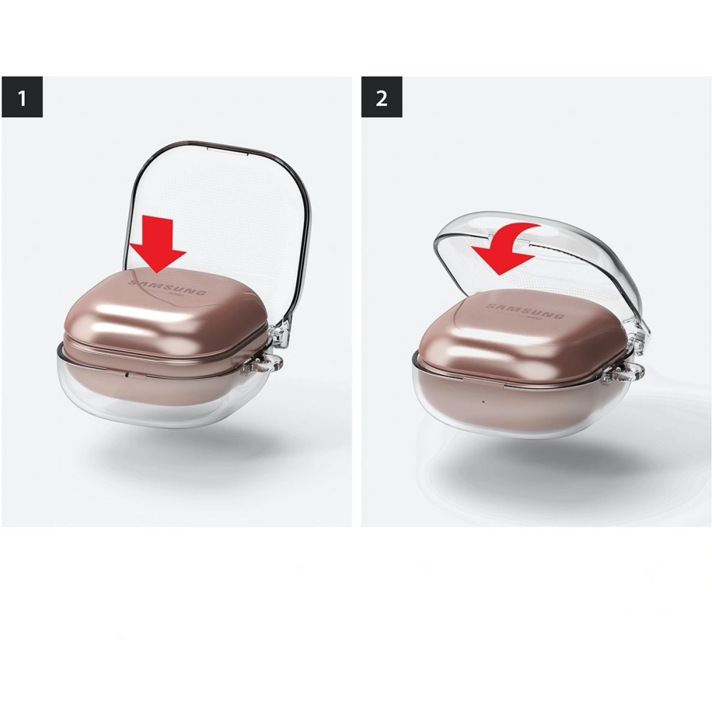 Hurtownia GSM - Etui Ringke Hinge Case Samsung Galaxy Buds 2/2 Pro/Live/Pro Clear - RGK1243CL - {ean13} - Hurt
