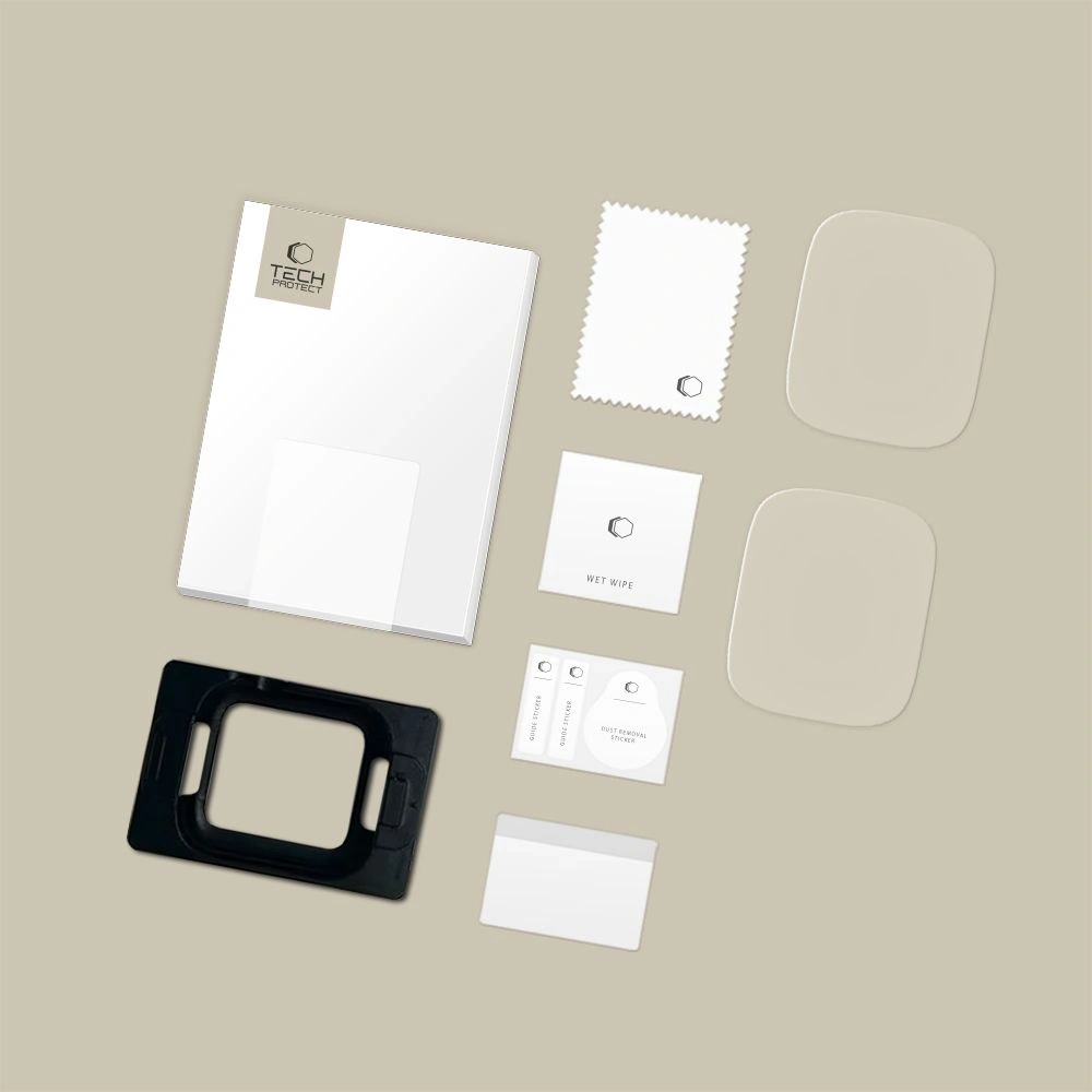 Folia hydrożelowa Tech-Protect Supreme Set+ Apple Watch 4 / 5 / 6 / SE 1 / 2 / 3 44mm Clear [2 PACK]