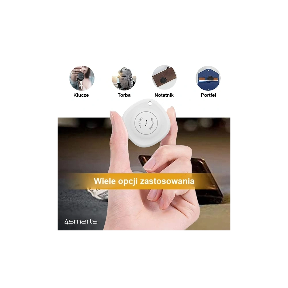 Lokalizator 4smarts Location FinderSkyTag White 458860