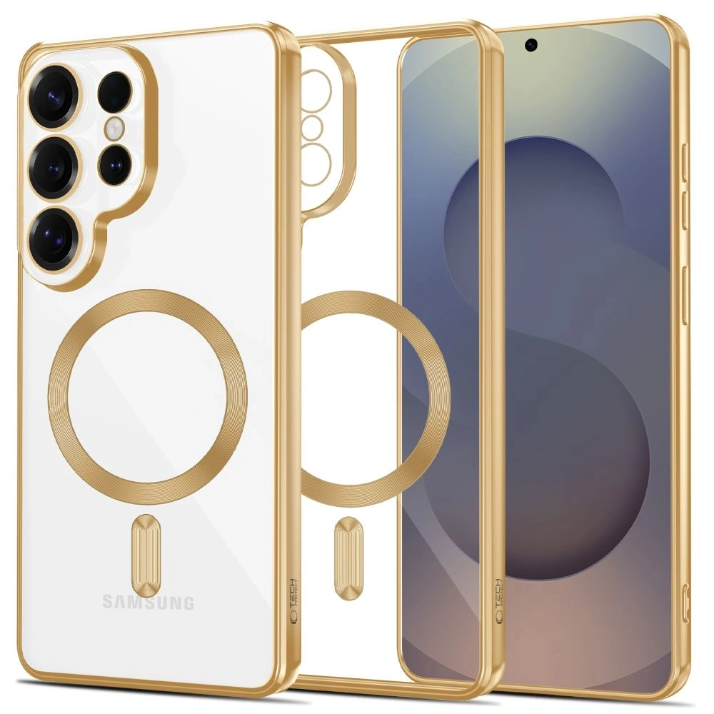 Etui Tech-Protect Magflex MagSafe do Samsung Galaxy S26 Ultra Shiny Gold