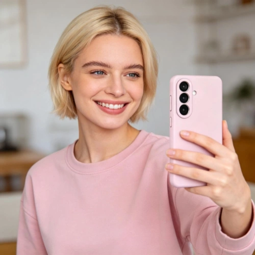 Etui Tech-Protect Silicone MagSafe do Samsung Galaxy S26 Pink Pearl