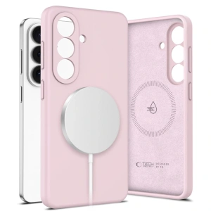 Etui Tech-Protect Silicone MagSafe do Samsung Galaxy S26+ Plus Pink Pearl