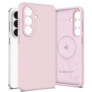 Etui Tech-Protect Silicone MagSafe do Samsung Galaxy S26+ Plus Pink Pearl
