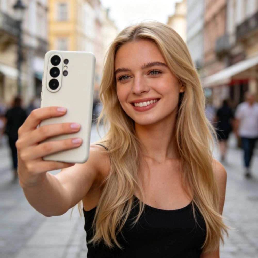 Etui Tech-Protect Silicone MagSafe do Samsung Galaxy S26 Ultra Cosmic Latte