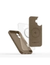 Etui Tech-Protect Silicone MagSafe do Apple iPhone 16e / 17e Chocolate Brown