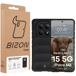 Pancerne etui Bizon Case Tur do Xiaomi Redmi Note 15 5G / POCO M8 5G czarne