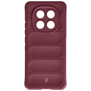 Pancerne etui Bizon Case Tur do Xiaomi Redmi Note 15 5G / POCO M8 5G burgundowe