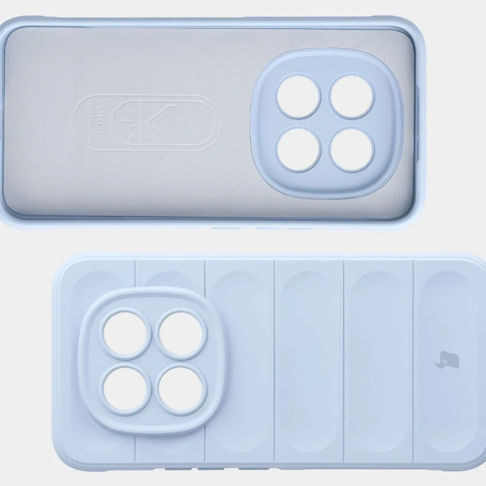 Pancerne etui Bizon Case Tur do Xiaomi Redmi Note 15 Pro Plus 5G / POCO M8 Pro 5G jasnoniebieskie