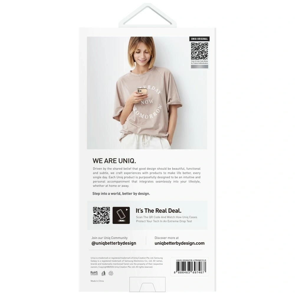 Etui UNIQ LifePro Xtreme do Samsung Galaxy S26 MagClick Charging przezroczysty