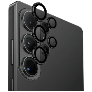 Szkło na obiektyw aparatu UNIQ Optix Aluminium Camera Lens do Samsung Galaxy S26 Ultra czarny