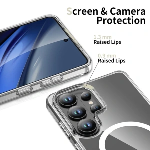 Etui Tech-Protect Flexair Hybrid MagSafe do Samsung Galaxy S26 Ultra Clear