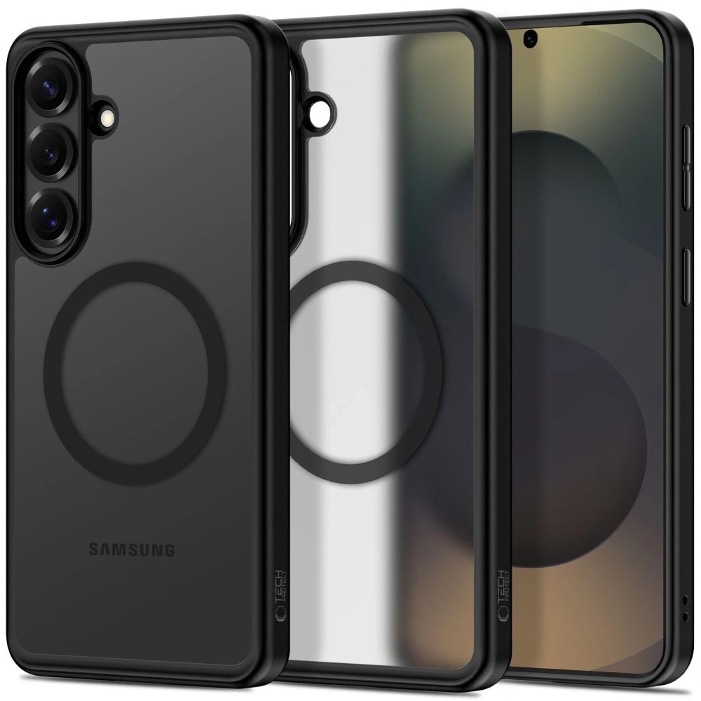 Etui Tech-Protect MagPeak MagSafe do Samsung Galaxy S26 Matte Black