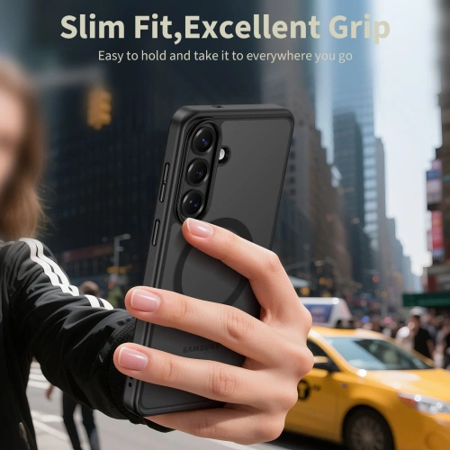 Etui Tech-Protect MagPeak MagSafe do Samsung Galaxy S26+ Plus Matte Black