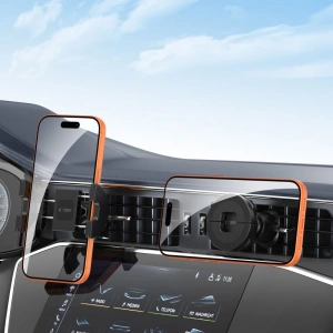 Uchwyt samochodowy na kokpit / do kratki Tech-Protect N62 2in1 Universal & Magnetic MagSafe Dashboard & Vent Car Mount Black