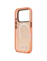 Etui BMW M IML Metal Logos MagSafe do Apple iPhone 17 Pro pomarańczowy