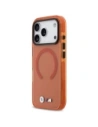 Etui BMW M IML Shockproof Metal Logos MagSafe do Apple iPhone 17 Pro pomarańczowy