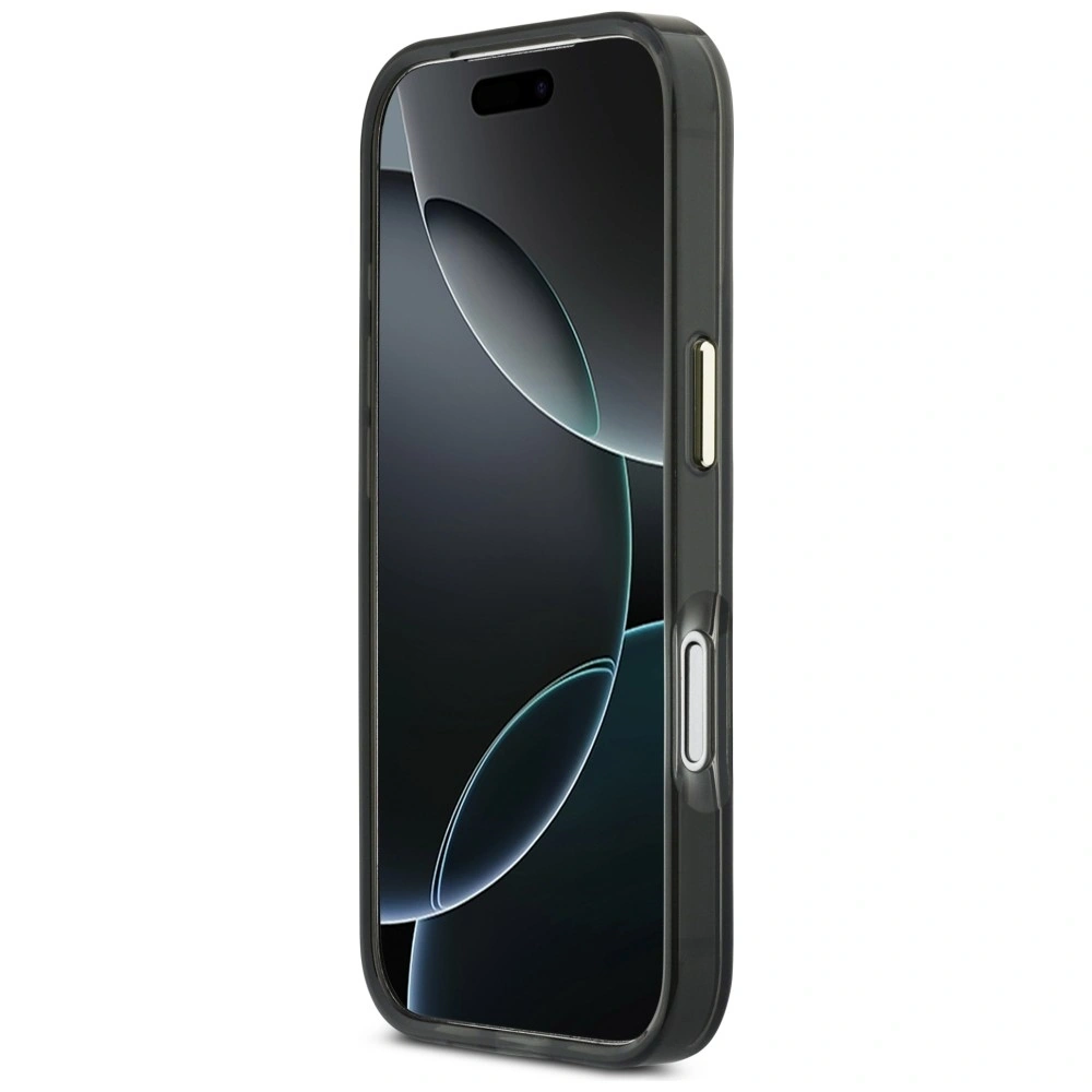 Etui Guess IML 4G Script Metal do Apple iPhone 17 Pro czarny