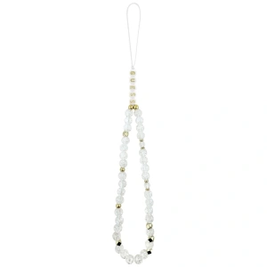 Etui Guess IML Glitters Script Strap MagSafe do Apple iPhone 17 Pro przezroczysty