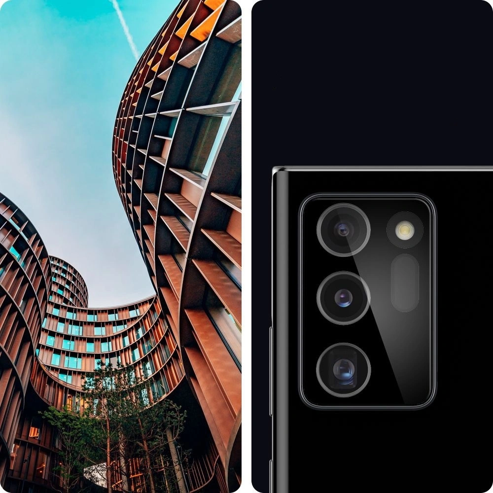 Hurtownia GSM - Sklo tvrzené na aparát Spigen Full Cover Camera Lens Samsung Galaxy Note 20 Ultra černé - SPN1223BLK - {ean13} - Hurt