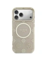Etui Guess IML Peony Dot MagSafe do Apple iPhone 17 Pro Max beżowy