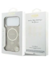 Etui Guess IML Peony Dot MagSafe do Apple iPhone 17 Pro Max beżowy