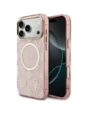 Etui Guess IML Peony Dot MagSafe do Apple iPhone 17 Pro Max różowy