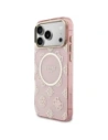 Etui Guess IML Peony Dot MagSafe do Apple iPhone 17 Pro Max różowy