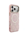 Etui Guess IML Peony Dot MagSafe do Apple iPhone 17 Pro Max różowy